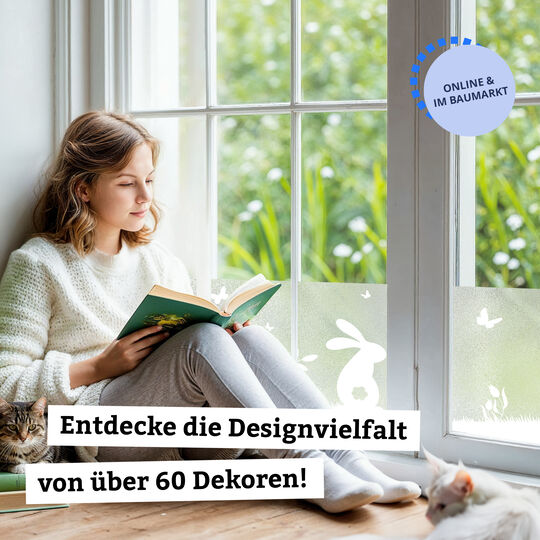 Fensterfolie static window border Lovely Rabbits image number null